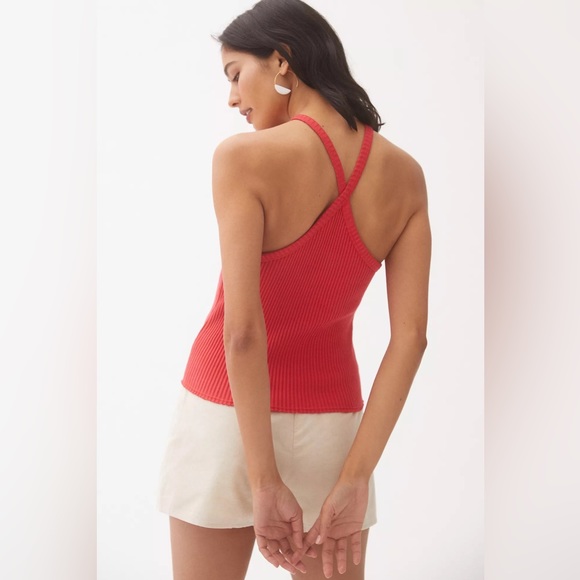 Anthropologie T.La Ribbed Halter Tank - Picture 4 of 14